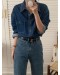 DENIM SHIRT OVERSIZE TOP